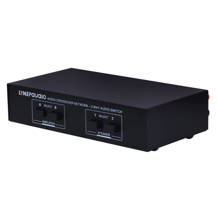 B822 Passive Speaker Switch 2 Channel Power Amplifier Audio Switch Loudspeaker,  2 Input and 2 Output