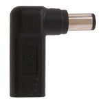 USB-C / Type-C Female to 7.4 x 5.0mm Male Plug Elbow Adapter Connector for HP Laptops, 7.4 x 5.0mm Elbow (HP)