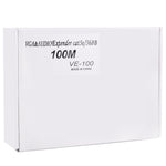 VGA & Audio Extender 1920x1440 HD 100m Cat5e / 6-568B Network Cable Sender Receiver Adapter, Transmission Distance: 100m
