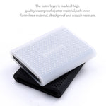 PT500 Scratch-resistant All-inclusive Portable Hard Drive Silicone Protective Case for Samsung Portable SSD T5, with Vents, Red, White, Black, Blue