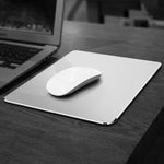 Aluminum Alloy Double-sided Non-slip Mat Desk Mouse Pad, Size : S, Size : S