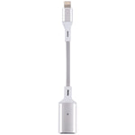 8 Pin Male to USB Female OTG Camera Adapter, Compatible with IOS 13 or Above
