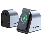 BYL-2211 10 in 1 USB-C / Type-C HUB Adapter, Support Phone Charger, BYL-2211