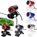 HXSJ A860 30fps 480P HD Webcam for Desktop / Laptop, with 10m Sound Absorbing Microphone, Length: 1.4m, A860 Red, A860 Red + Black, A860 Black, A860 Grey, A860 Blue