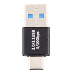 Type-C / USB-C Male to USB 3.0 Male Aluminium Alloy Adapter, Type-C Male to USB 3.0 Male