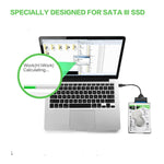 USB-C / Type-C 3.1 Male to SATA (15 Pin + 7 Pin) HDD Data Converter Cable, Length: 20cm, Type-C to SATA