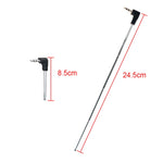 Retractable 3.5mm FM Radio Antenna for Mobile Phone, Max Length: 24.5cm, FM Radio Antenna