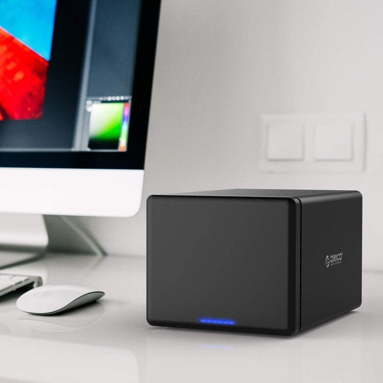 ORICO NS500-RC3 5-bay USB-C / Type-C 3.1 to SATA External Hard Disk Box Storage Case Hard Drive Dock with Raid for 3.5 inch SATA HDD, Support UASP Protocol, USB 3.1 Type-C to SATA with Raid