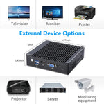 K660G4 Windows and Linux System Mini PC, Intel Celeron Processor N2840 Quad-Core 2M Cache,1.83GHz, up to 2.25GHz, 2GB RAM + 32GB SSD, 2GB+32GB