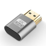 VGA Virtual Display Adapter HDMI 1.4 DDC EDID Dummy Plug Headless Display Emulator, Pink, Grey, Gold, Red, Silver