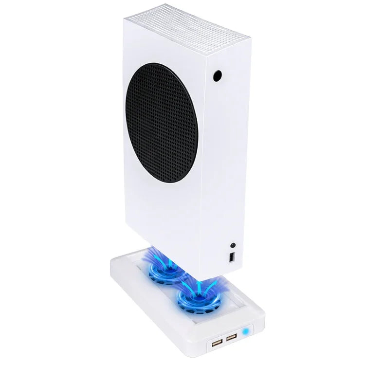 Host Cooling Fan Base with 2 USB Ports for XBOX Series S, For XBOX Series S