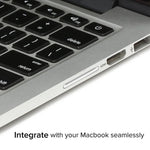 BASEQI Hidden Aluminum Alloy SD Card Case for MacBook Air 13.3 inch Laptops, For MacBook Air 13.3