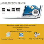 BASEQI Hidden Aluminum Alloy SD Card Case for MacBook Air 13.3 inch Laptops, For MacBook Air 13.3