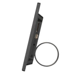 HSD1202 12.1 inch 1280x800 High Resolution Display Digital Photo Frame with Holder and Remote Control, Support SD / MMC / MS Card / USB Port, EU Plug(Silver), HSD1202 12.1 inch