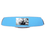 G835 HD 1080P 4.3 inch Screen Display Rearview Mirror Vehicle DVR, Generalplus 2248, 2 Cameras 170 Degree Wide Angle Viewing, Support HDR Recording / Motion Detection Function, G835