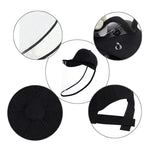 50 PCS Anti-Saliva Splash Anti-Spitting Anti-Fog Anti-Oil Protective Baseball Cap Mask Removable Face Shield, Baseball Cap Mask 50 Pack, 50 PCS Baseball Cap Mask/Red