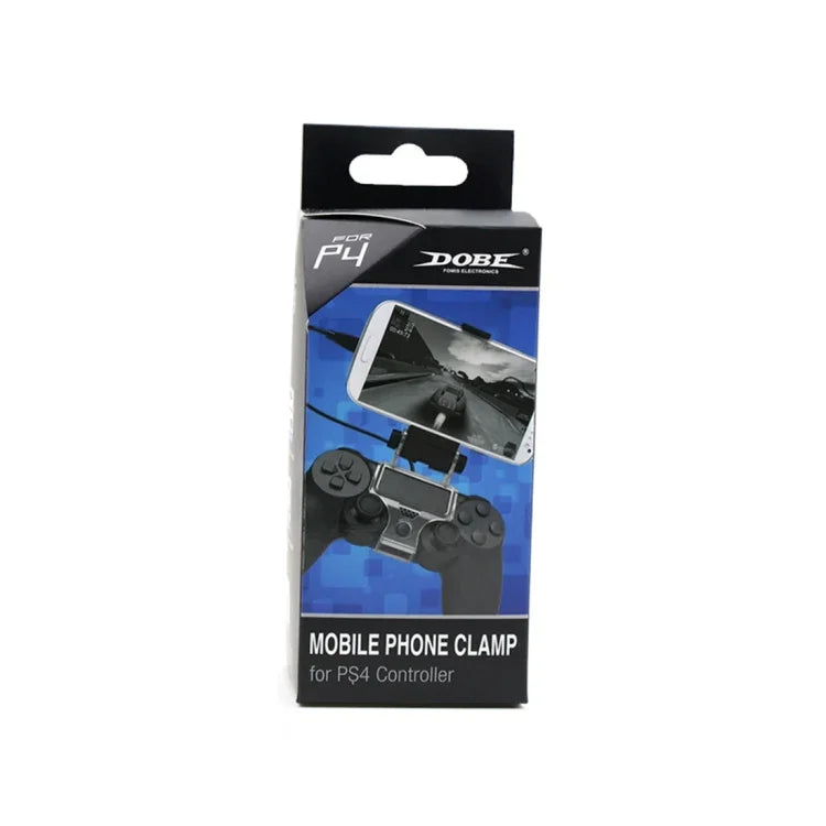 DOBE TP4-016 Smartphone OTG Clamp Holder for Sony PS4 Game Controller, Suitable for Up to 6 inch Phones, TP4-016