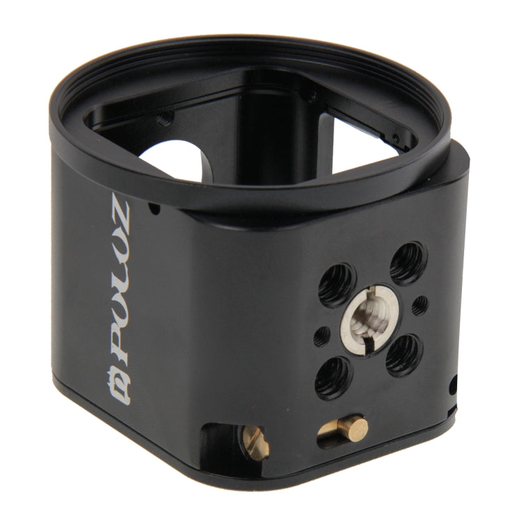PULUZ Housing Shell CNC Aluminum Alloy Protective Cage Kit with Metal Wrench & Lens Cap & Screw & Tripod Adapter for GoPro HERO5 Session /HERO4 Session /HERO Session, For HERO5 Session