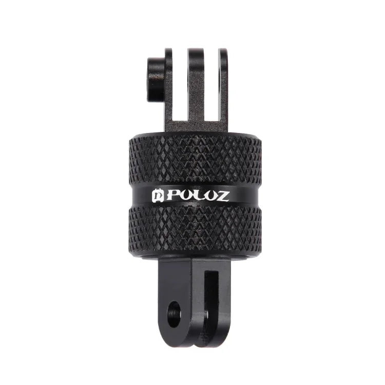 PULUZ 360 Degree Rotation CNC Swivel Pivot Extension Arm Tripod Mount for GoPro, Insta360, DJI and Other Action Cameras, Extension Adapter