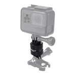 PULUZ 360 Degree Rotation CNC Swivel Pivot Extension Arm Tripod Mount for GoPro, Insta360, DJI and Other Action Cameras, Extension Adapter