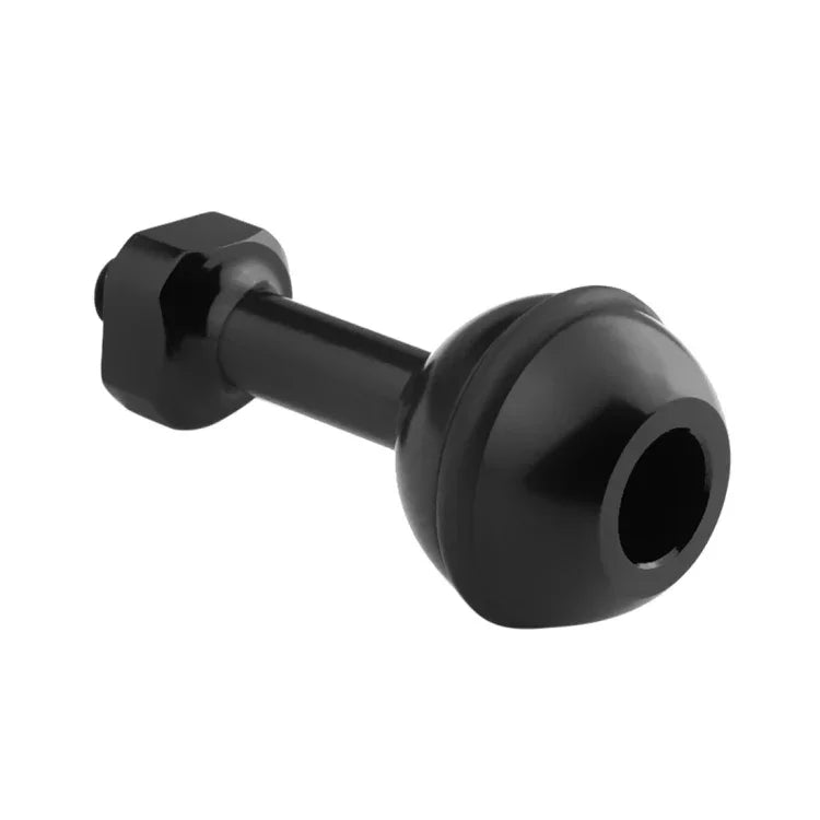 PULUZ 1/4 inch Screw Aluminum Ball Adapter Mount for GoPro, Insta360, DJI and Other Action Cameras, Diameter: 2.5cm, 1/4 inch Screw(Black), 1/4 inch Screw(Blue)