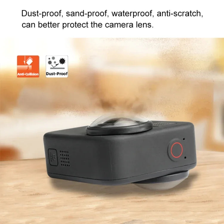 2 PCS PULUZ Acrylic Protective Lens Cover for GoPro Max, Lens Cover