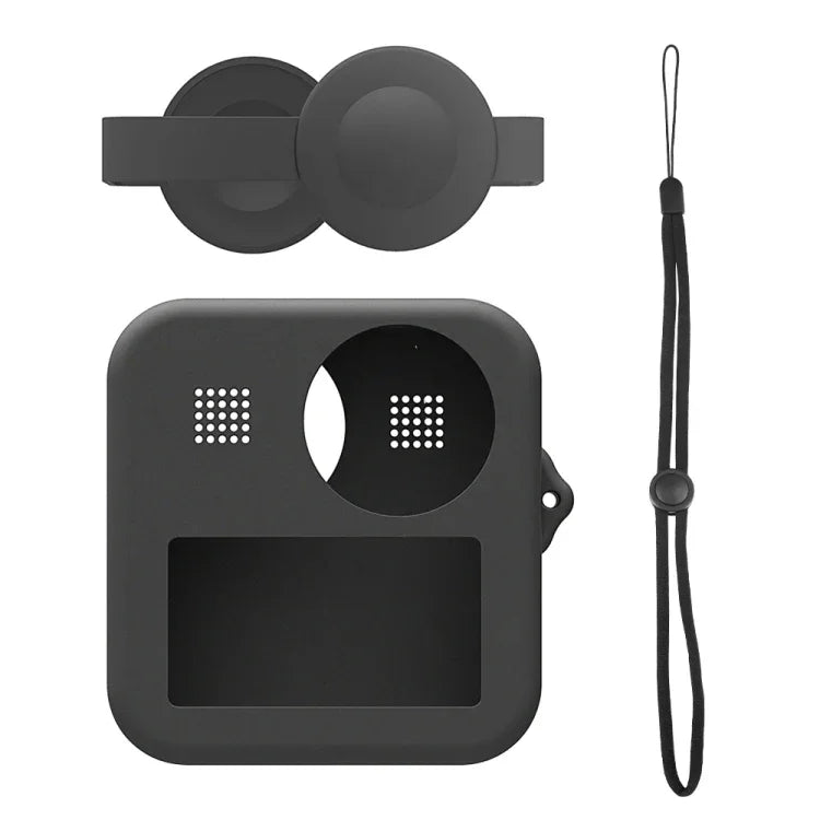 PULUZ for GoPro Max Dual Lens Caps Case + Body Silicone Protective Case, Silicone Case