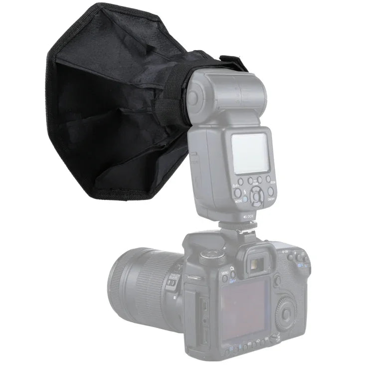 PULUZ 20cm Octangle Style Foldable Soft Flash Light Diffuser Softbox, 20cm Octangle