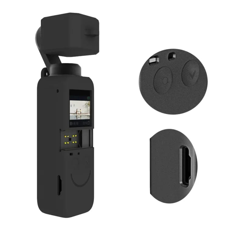 PULUZ  2 in 1 Silicone Cover Case Set for DJI OSMO Pocket 2, For DJI OSMO Pocket 2
