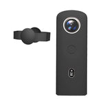 PULUZ Silicone Protective Case with Lens Cover for Ricoh Theta SC2 360 Panoramic Camera, Silicone Case For Ricoh Theta SC2(Black)