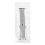 For Apple Watch Sport 42mm High-performance Longer Rubber Sport Watch Band with Pin-and-tuck Closure