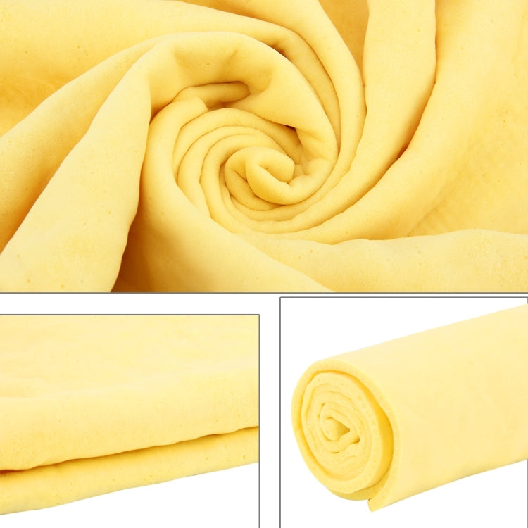 KANEED Synthetic Chamois Drying Towel Super Absorbent PVA Shammy Cloth for Fast Drying of Car, Size: 43 x 32 x 0.2cm, UK Stock Drying Towel Super Absorbent PVA Shammy Cloth, US Stock Drying Towel Super Absorbent PVA Shammy Cloth                        ...