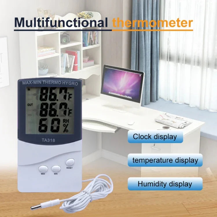 Indoor Thermometer with Hygrometer, TA318