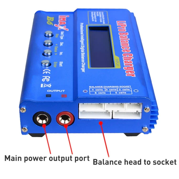 iMax B6 Digital LCD RC Lipo NiMh Battery Balance Charger, J502