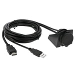 USB 2.0 & HDMI (Type-A) Male to Female Extension Cable, Length: 2m, USB 2.0 & HDMI (Type-A) Male to Female