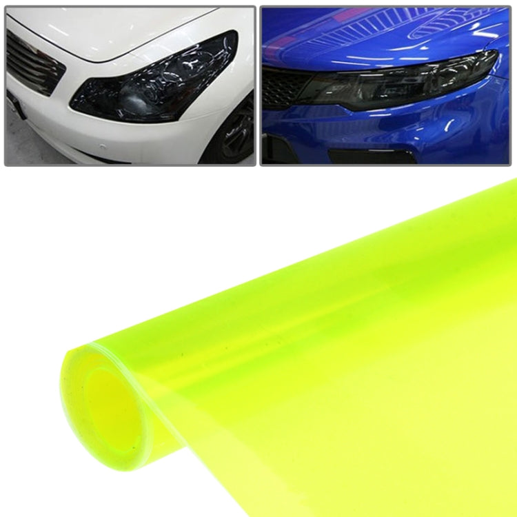 Protective Decoration Flash Point Car Light Membrane /Lamp Sticker, Size: 195cm x 30cm, Pink, Crystal Green, Matte Black, Dark Blue, Grey Black, Dark Black, Baby Blue, Fluorescent Green