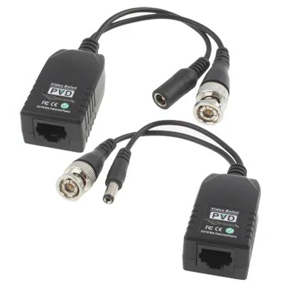 1-CH Passive Power & Video Balun Connector, 1-CH