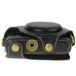 Retro Style PU Leather Camera Case Bag with Strap for Sony RX100 M3 / M4 / M5
