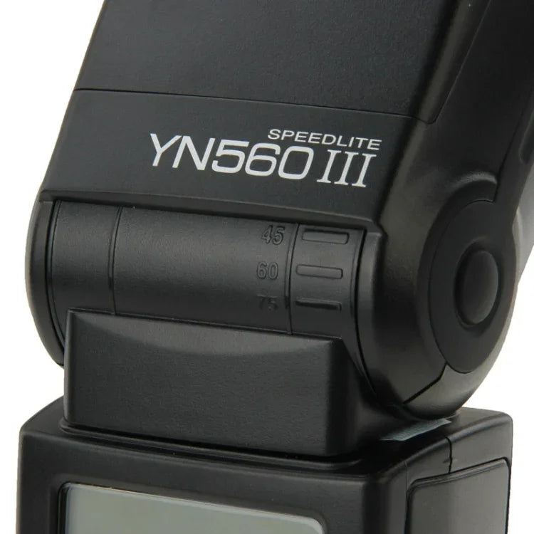 YN-560 III Ultra-long-range Wireless Flash Speedlite with Metal Hot Shoe for Canon / Nikon / Pentax / Olympus DSLR Camera, YN-560 III