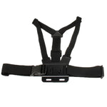 Extreme Sport Front Chest Elastic Belt Shoulder Strap Mount Holder for GoPro, Insta360, DJI and Other Action Cameras, Front Chest