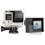 Ultra Clear LCD Screen Protector + Housing Glass Lens Protector Film for GoPro HERO4 Silver Camera, HERO4 Silver