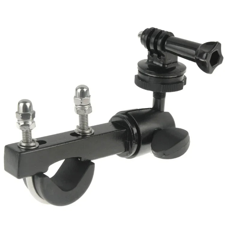 Handlebar Seatpost Big Pole Mount Bike Moto Bicycle Clamp with Tripod Mount Adapter & Screw for GoPro, Insta360, DJI and Other Action Cameras, Moto Bicycle Clamp