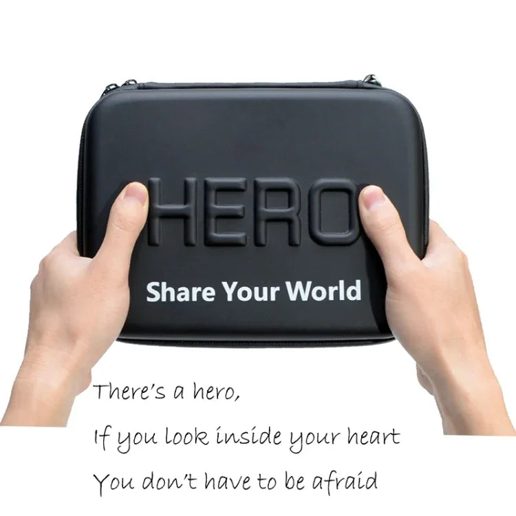 Shockproof Waterproof Portable Travel Case for GoPro, Insta360, DJI and Other Action Cameras Accessories, Size: 22cm x 16cm x 7cm, Size: 22cm x 16cm x 7cm
