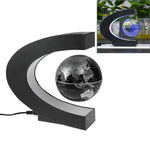 Electronic Magnetic Floating Globe with Multicolor LED, Black