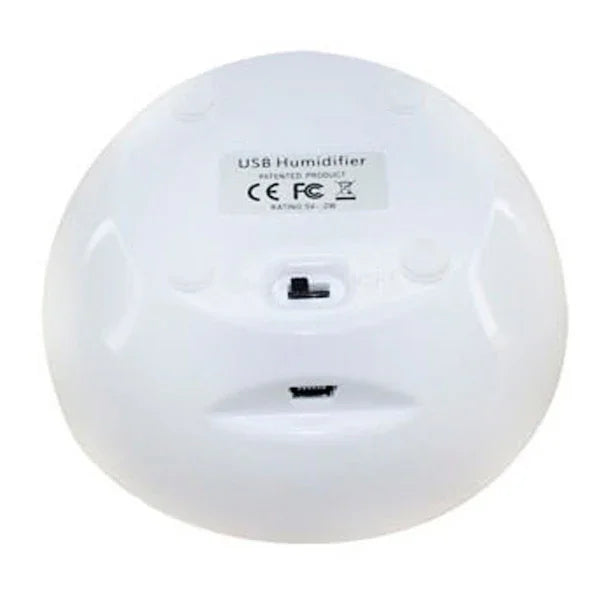 USB Air Humidifier with Mini Red Indicator and Vapour Amount Regulating Switch (White + Green), USB Air Humidifier