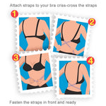 Adjustable Low Back Bra Strap Converter Backless V Conversion Solution