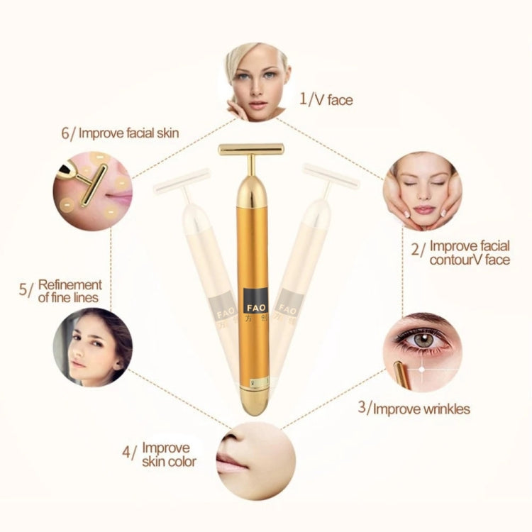 Face Massage Stick Device Electric Beauty Bar Face Massager (6500 Vibrations per Second)