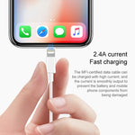 USB to 8 Pin Multiple Strands TPE Sync Data / Charging Cable, Cable Length: 1m