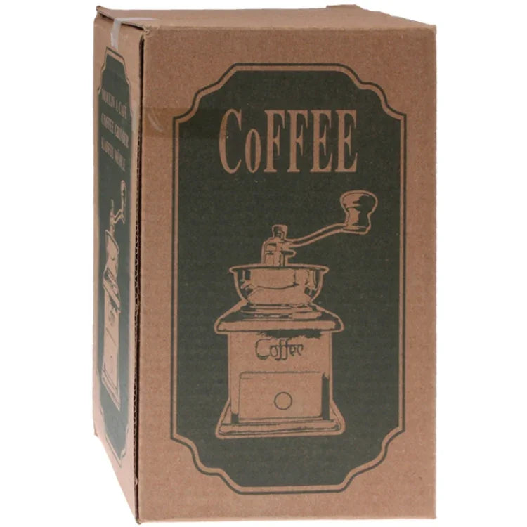 Manual Coffee Mill Wood Stand Bowl Antique Hand Coffee Bean Grinder, Wood