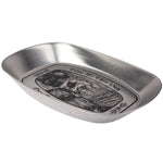 Stainless Steel Multi-purpose Tray Fruit Bowl Dessert Plate , Ship